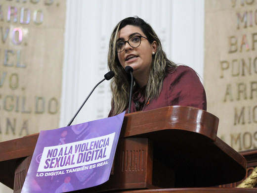 "Ninguna mujer desprotegida frente a la violencia sexual digital."