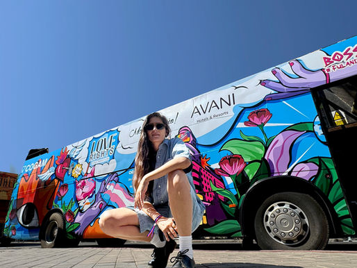 Bosska ofrece su arte a la manifestación LGTBIQ+