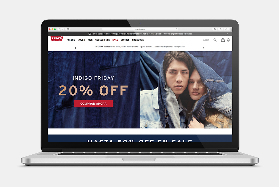 Levis AR Indigo Friday