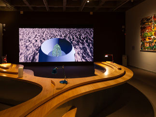 Debora Hirsch at Palazzo Citterio: Vanishing Trees, the digital installation that gives voice to endangered trees