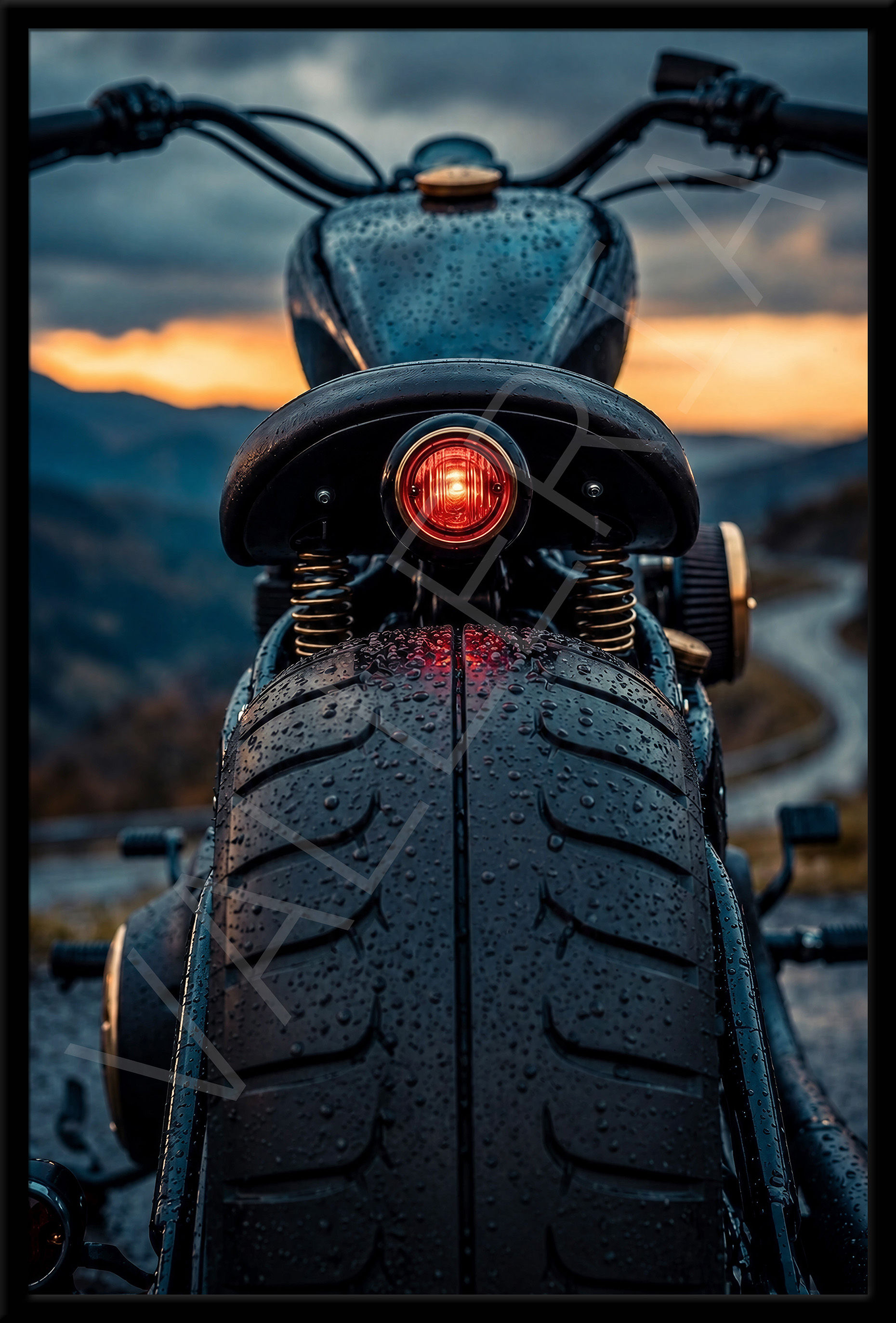 Steel & Rain - Rear | Motorrad Art-Nr-00591