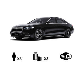 Mercedes S-Class luxury chauffeur hire in Central London and Heathrow