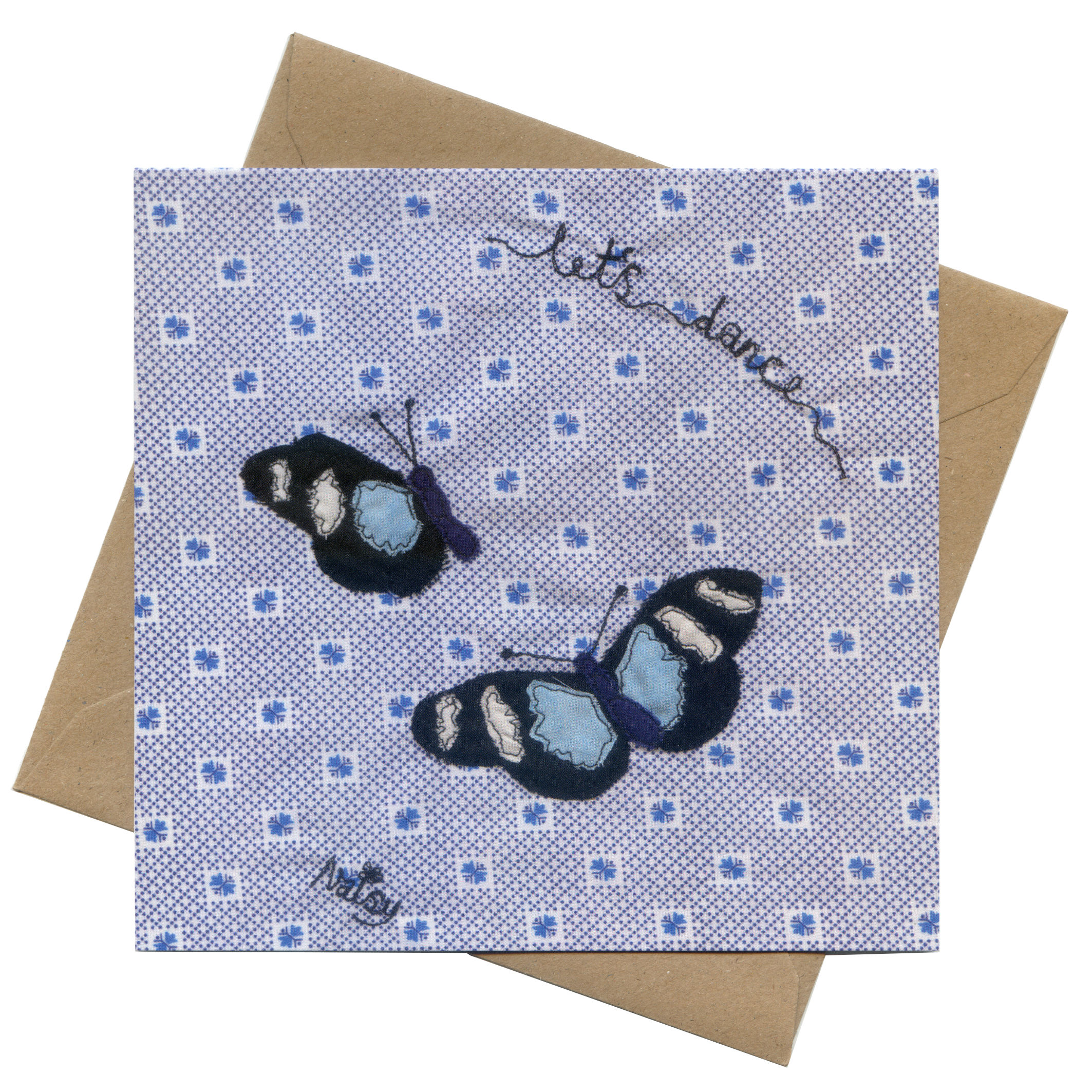 'Let's Dance' Butterflies Greeting Card