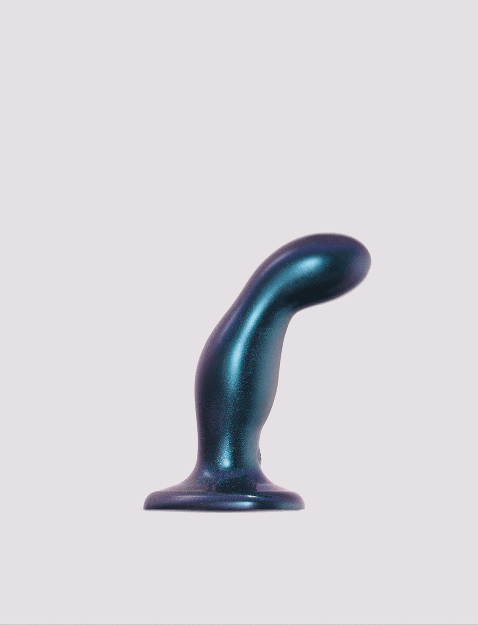 Fingering & Vibrating Dildo bleu Strap-on-me, vue du produit