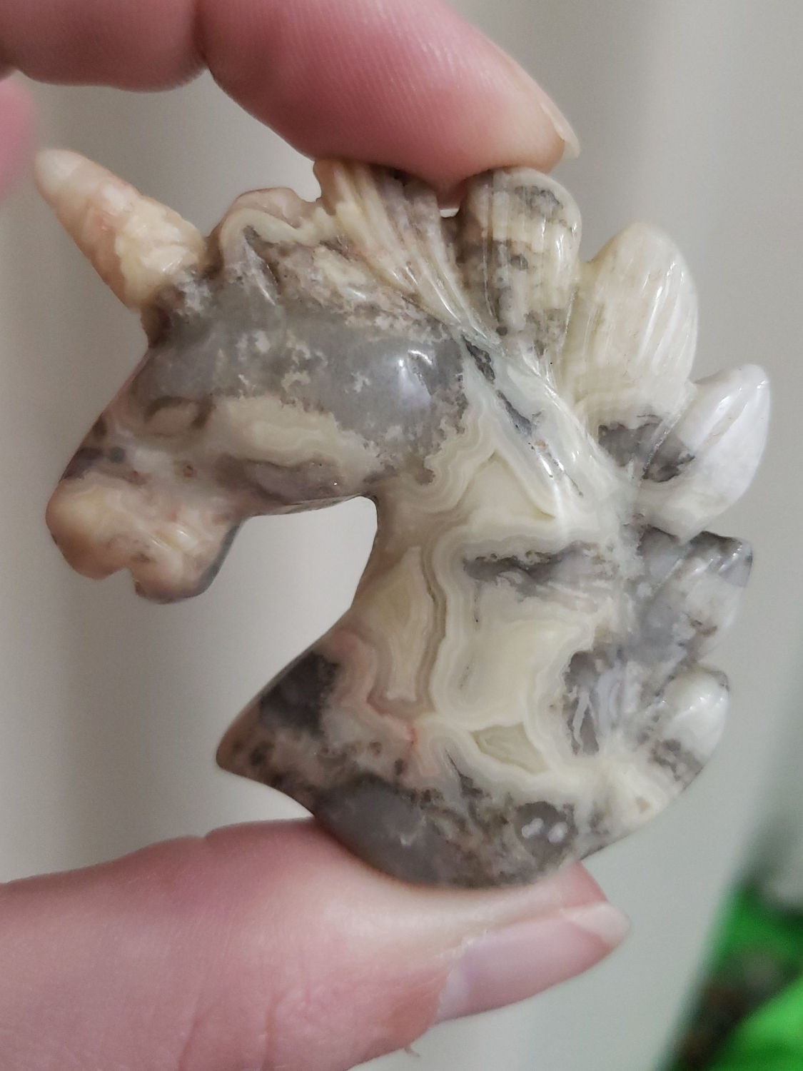 Crazy Lace Agate Unicorn 
