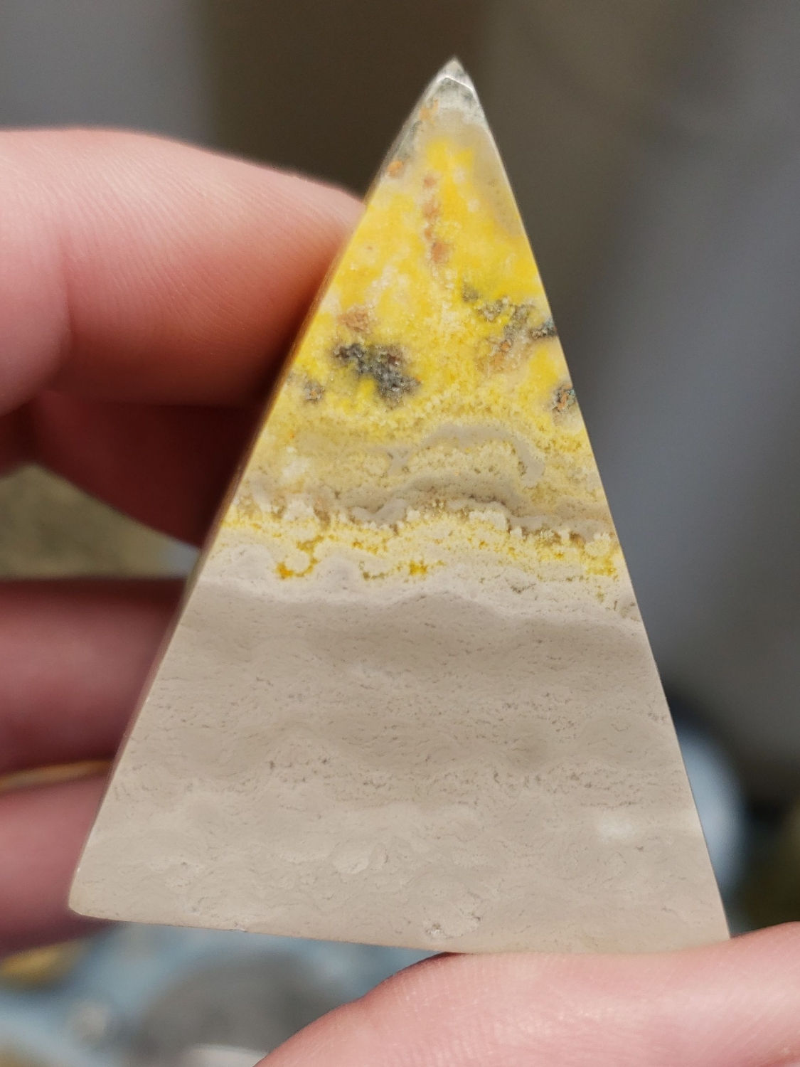 Bumblebee Jasper Pyramid 