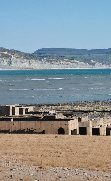 View of Lyme Regis on the Jurassic coast