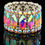 Thumbnail: Multicolor Rhinestone Decor Bracelet