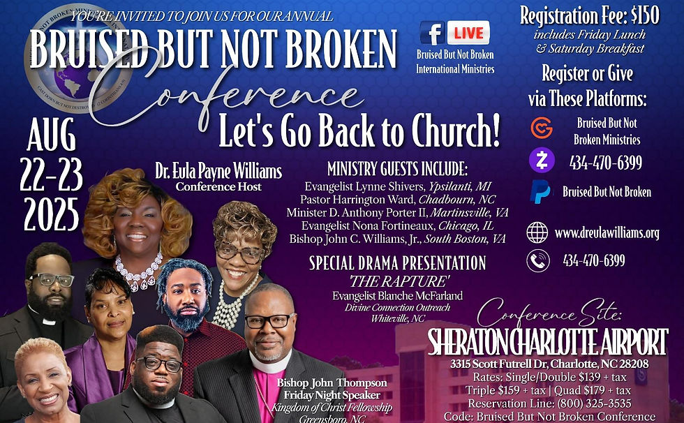bruised conference