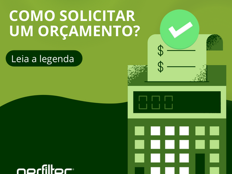 Como solicitar um orçamento?