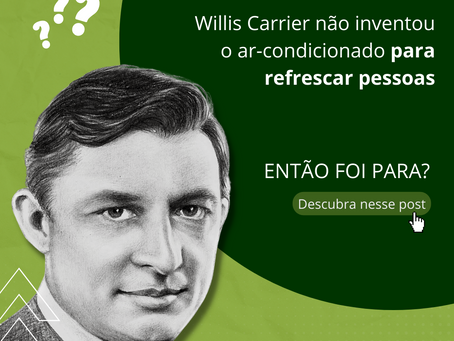 Você sabia que a climatização nasceu de uma necessidade de produção?