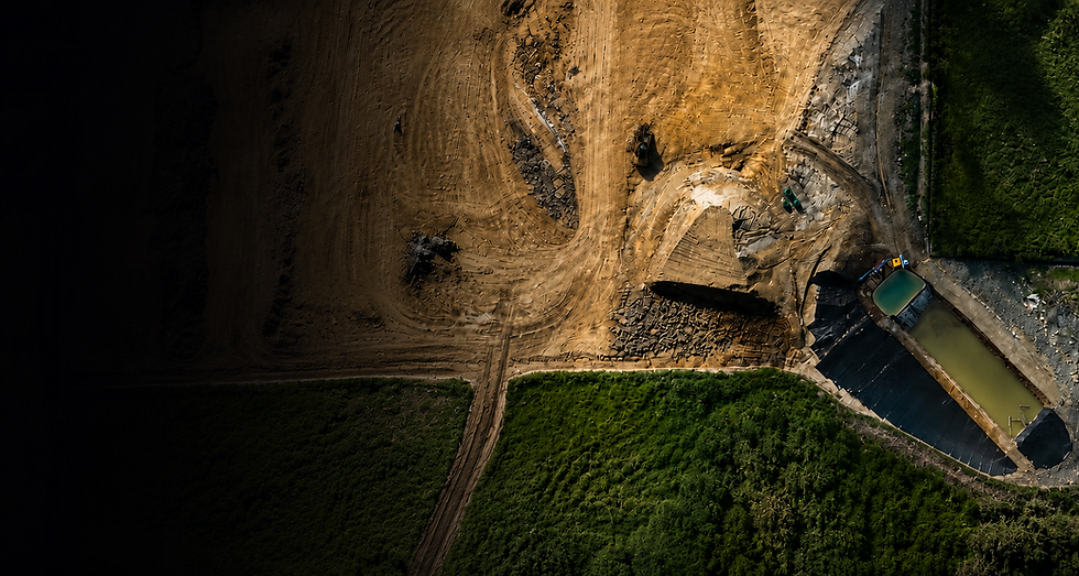 Helensville subdivision bulk earthworks aerial view