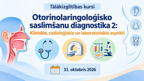 otarinolaringoloģisko saslimšanu diagnostika zīmējums