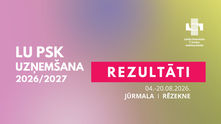 Uzņemšanas rezultāti
