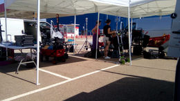 Campamento Mateial Producción Rodaje Zaragoza