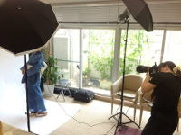 教室で撮影会も