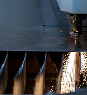 Acero de corte por láser