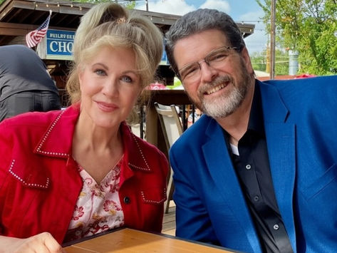 Karen and Joe Tirio at nikos red mill