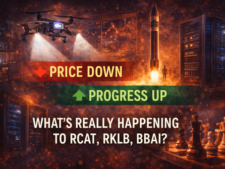 Remember this Play - The Gap Between Price and Progress (RCAT, RKLB, BBAI)