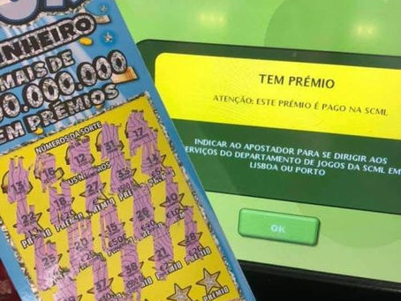 RIO MAIOR: BOUTIQUE DOS JORNAIS VENDE RASPADINHA PREMIADA COM 5 MIL EUROS