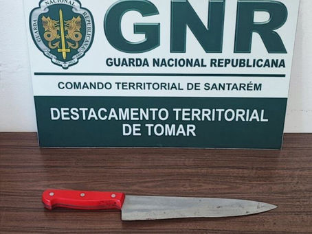 HOMEM DETIDO EM TOMAR POR VIOLÊNCIA DOMÉSTICA 