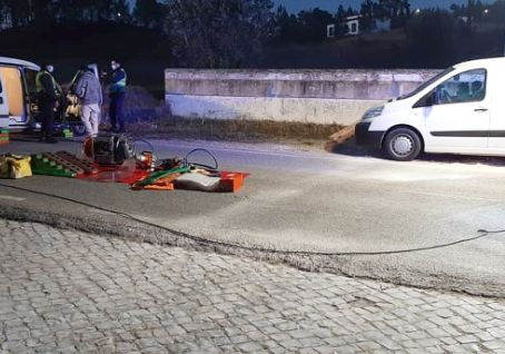 RIO MAIOR: CRIANÇA DE 13 ANOS FERIDA COM GRAVIDADE EM DESPISTE NO MOINHO DE ORDEM