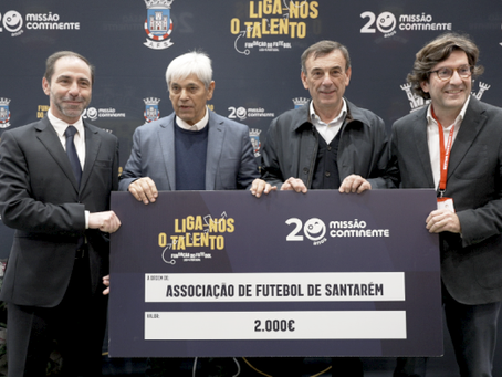 AF SANTARÉM RECONHECIDA PELA INICIATIVA “LIGA-NOS O TALENTO”