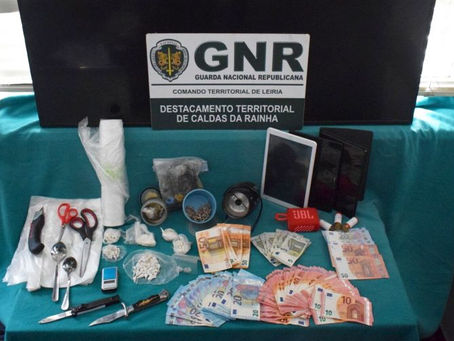GNR DESMANTELA REDE DE TRÁFICO DE DROGA QUE ATUAVA EM ÓBIDOS E PENICHE