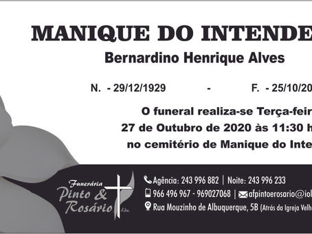 MANIQUE DO INTENDENTE