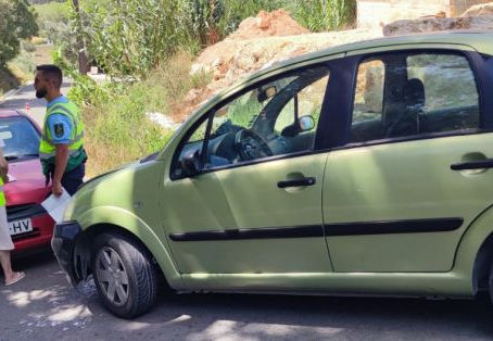 RIO MAIOR: COLISÃO NO ARCO DA MEMÓRIA PROVOCA DOIS FERIDOS LIGEIROS