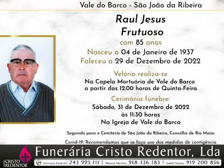 VALE DO BARCO - SÃO JOÃO DA RIBEIRA