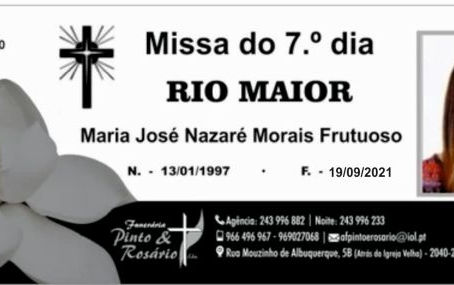 RIO MAIOR - MISSA DO 7.º DIA
