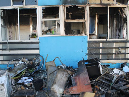 RIO MAIOR: INCÊNDIO DESTRÓI DOIS APARTAMENTOS NAS TRASEIRAS DA AVENIDA PAULO VI 