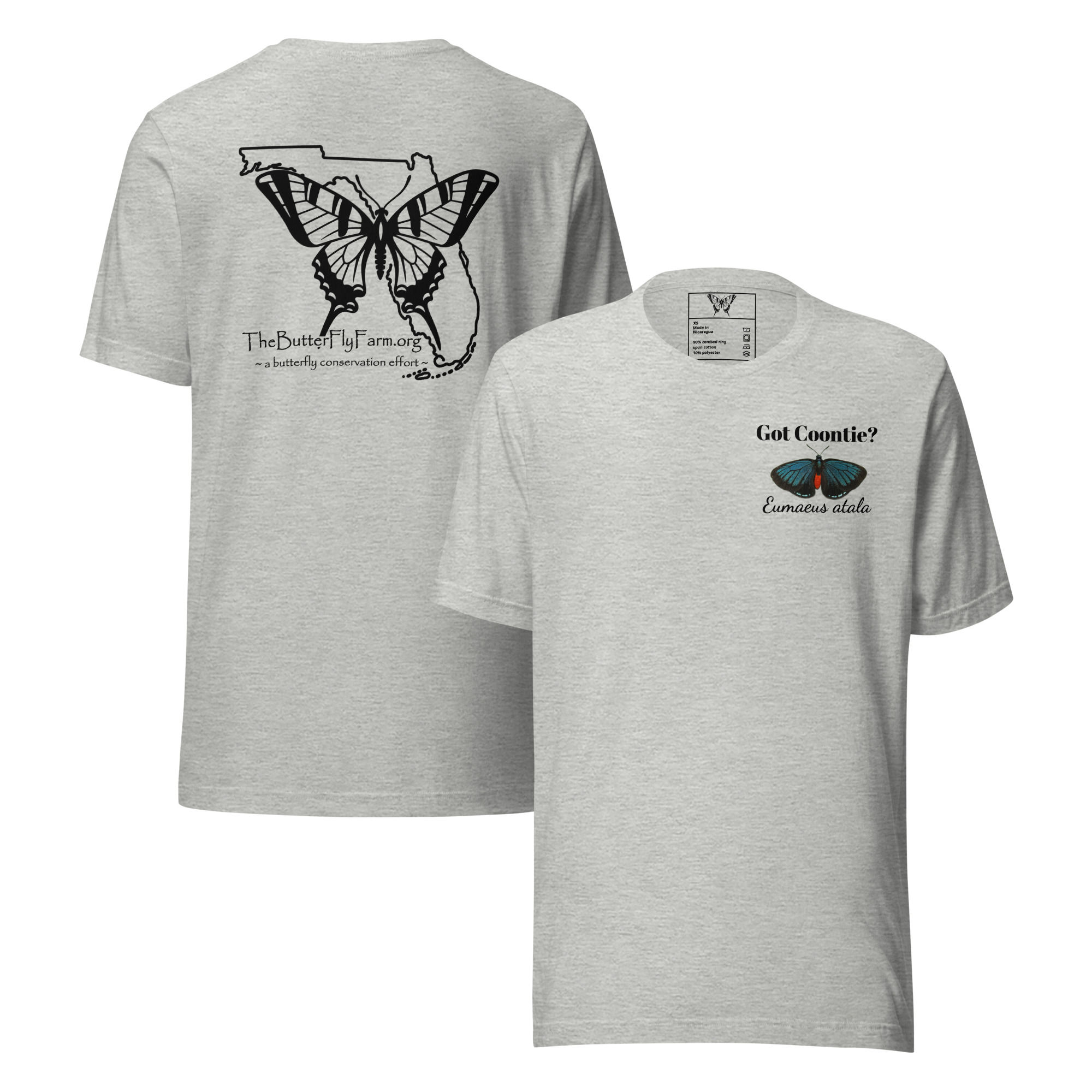 Florida Atala Butterfly Conservation Tee / Unisex