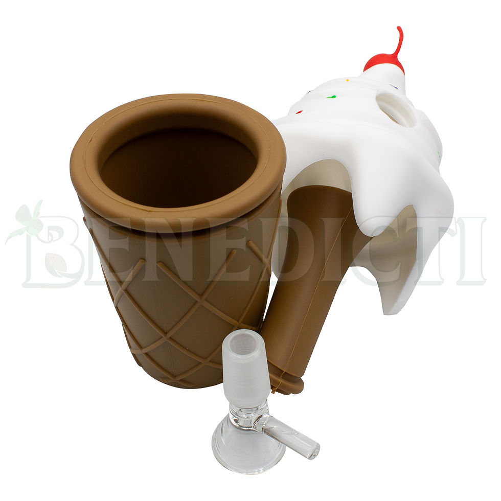 Miniatura: BONG SILICONA CONO BOWL EN VIDRIO