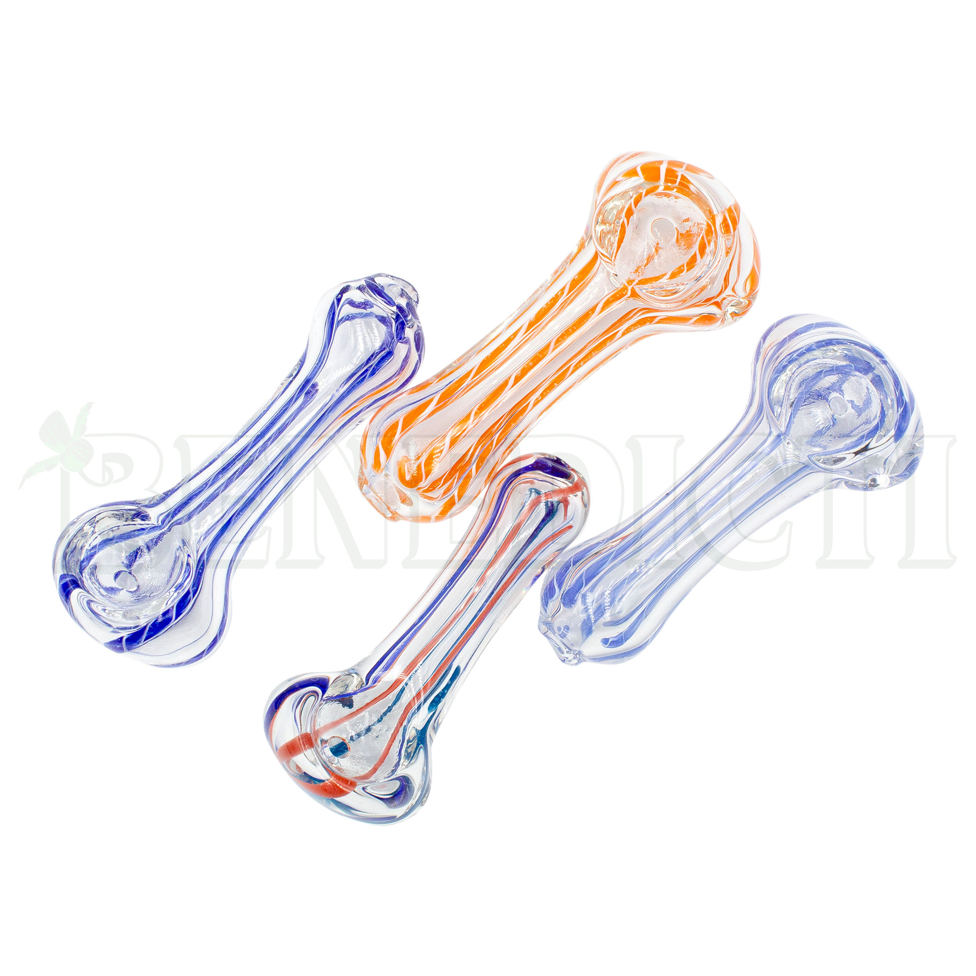 Pipa vidrio sencilla de 2,5"