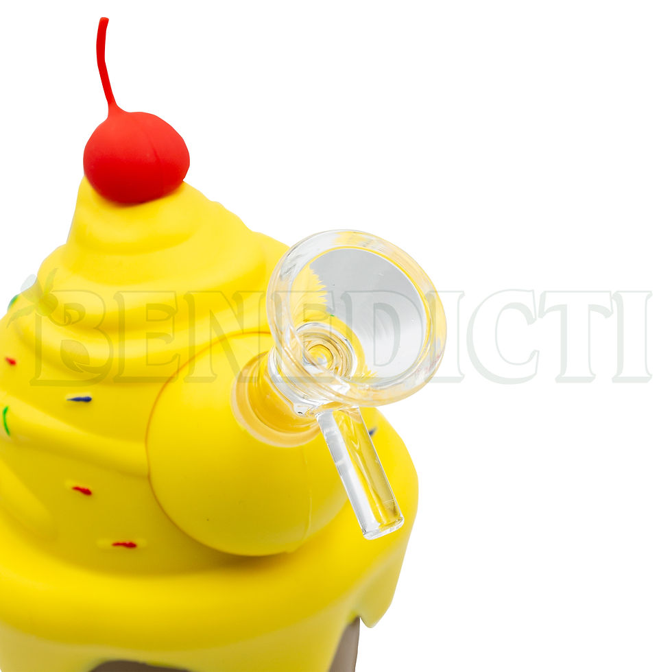 Miniatura: BONG SILICONA CONO BOWL EN VIDRIO