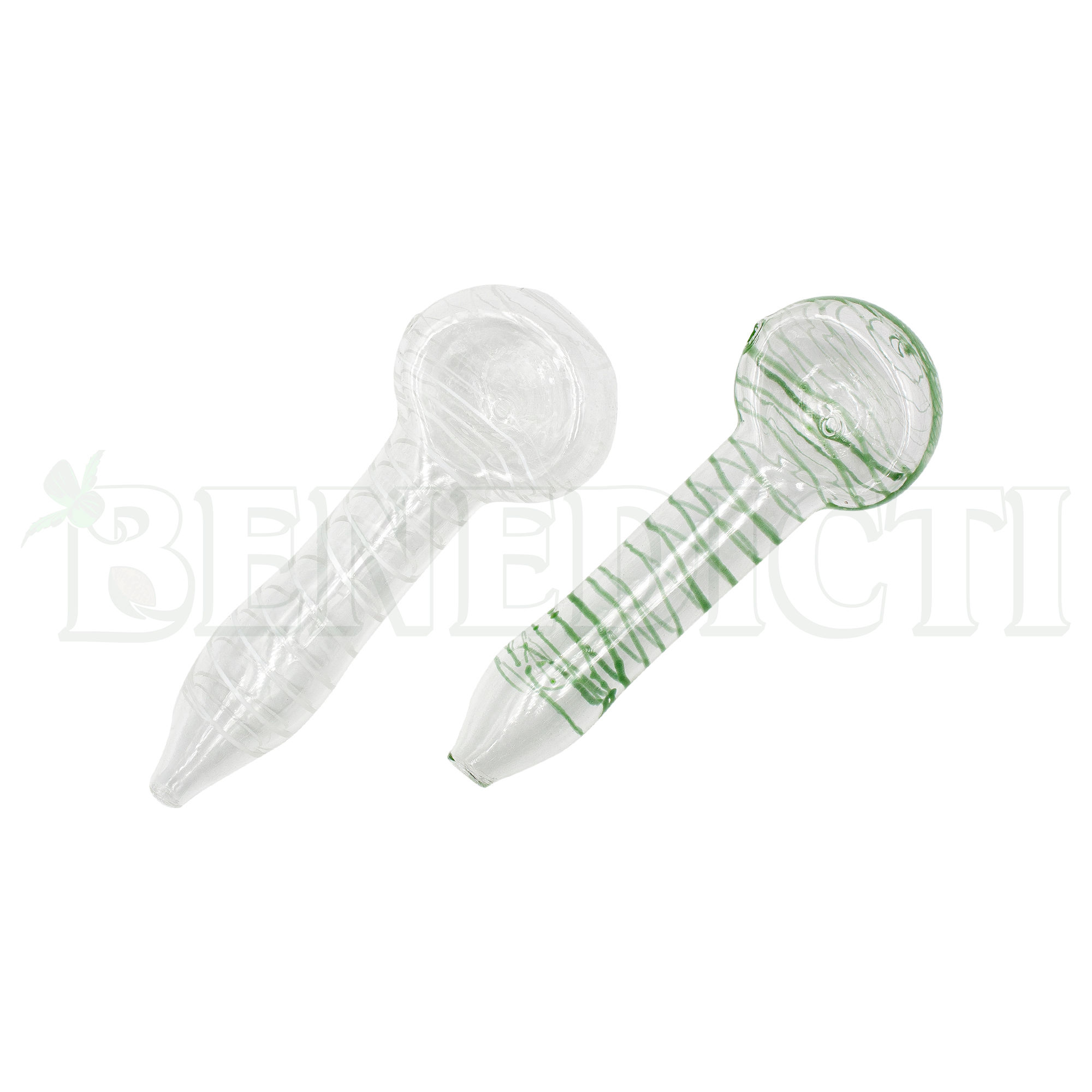 Pipa de vidrio grande de 2,5"