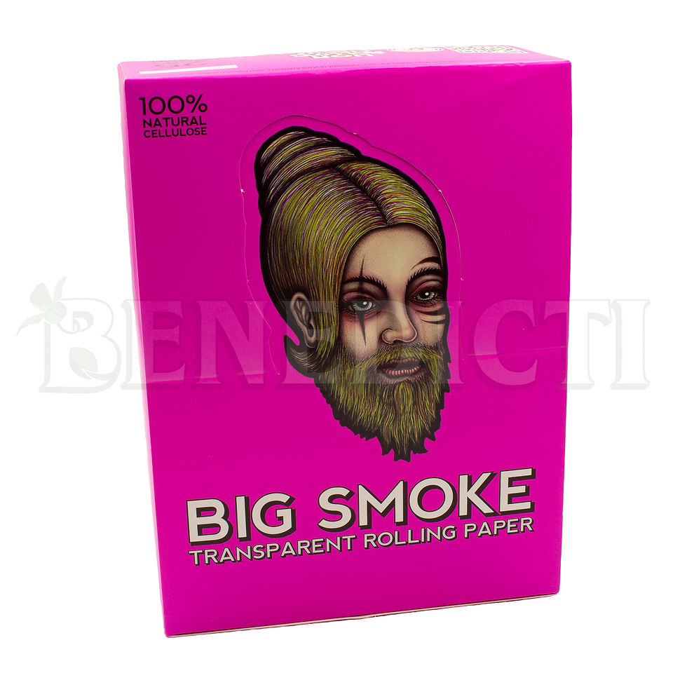 Miniatura: TRANSPARENTE BIG SMOKE ROLLING PAPER X25 UND