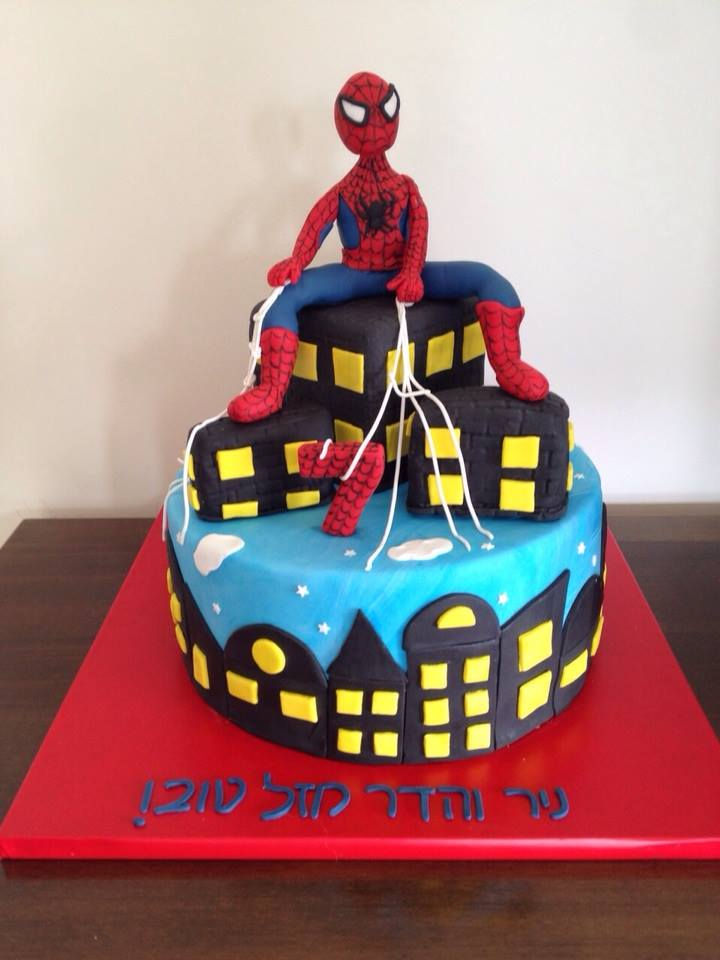 עוגת ספיידרמן ללא גלוטן