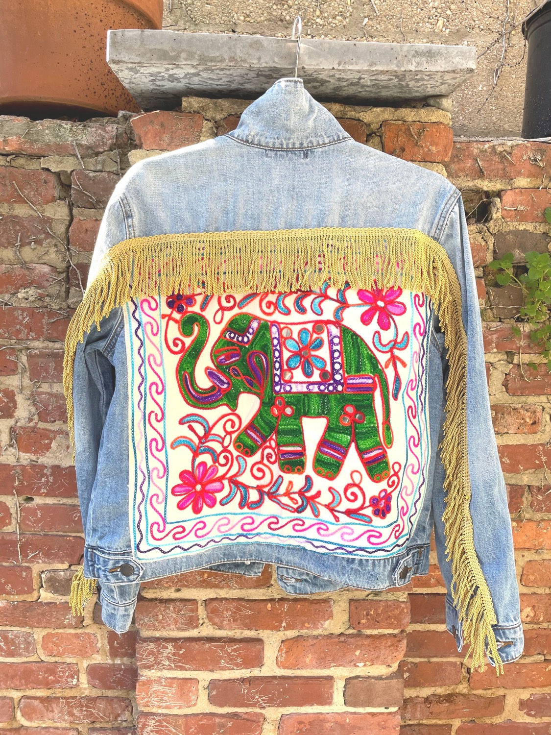 “White Elephant” Denim Jacket