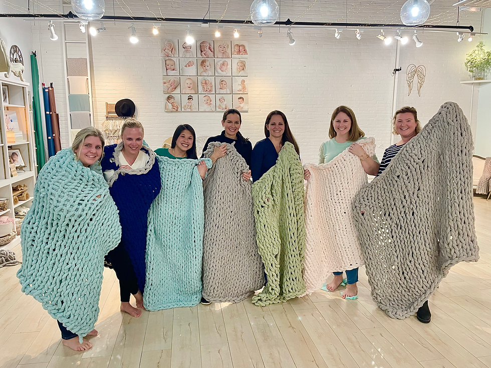 Plymouth Public House - Chunky Knit Blanket Party