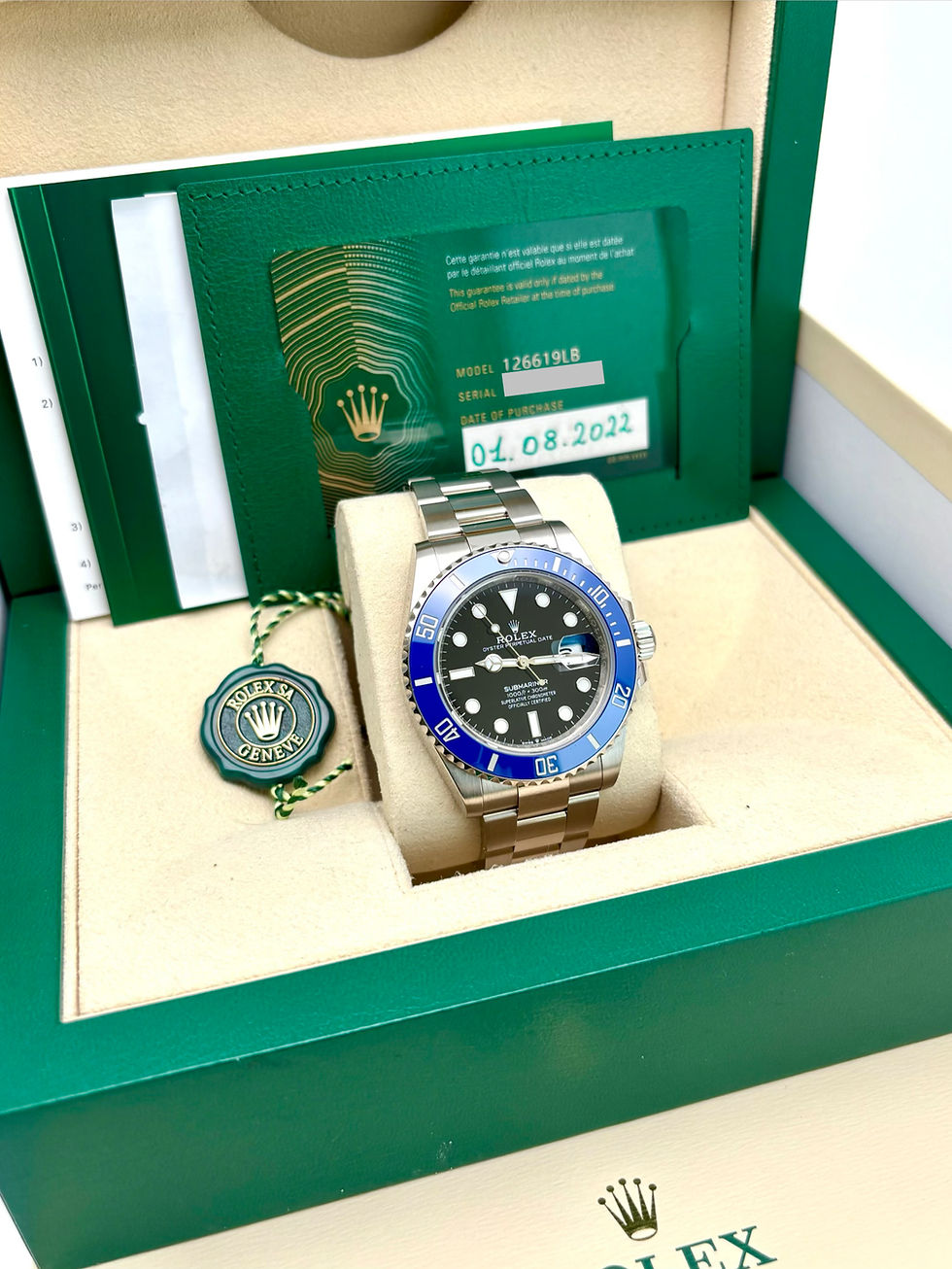 Miniaturbild: Rolex Submariner Date 126619LB 2022