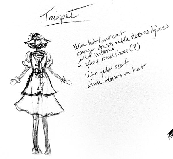 Trumpet Sketch V2 (2/2)