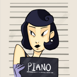 Piano Mug Shot