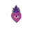 Miniature : Broche Ex voto pink
