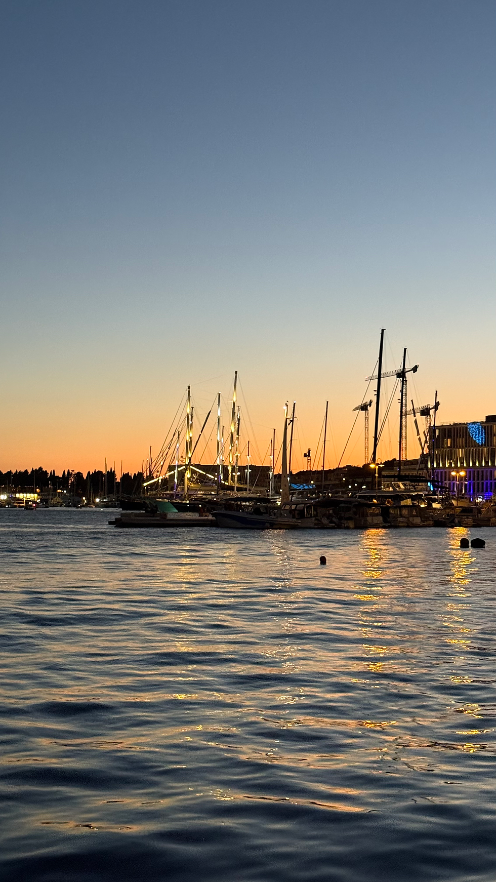 sunset in split croatia