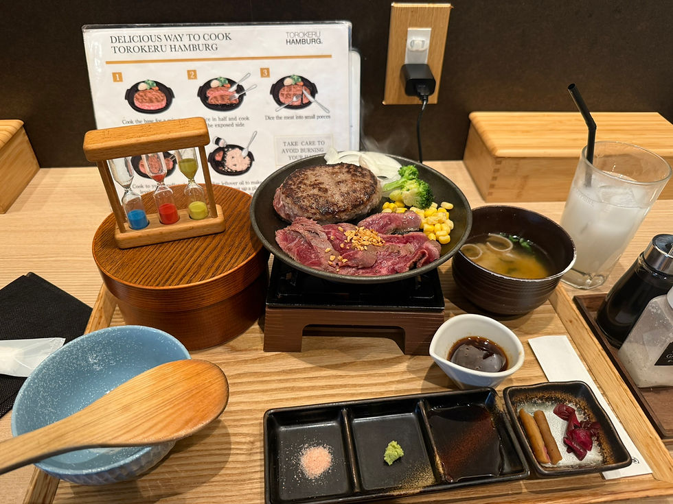 Torokeru Hamburger Steak Fukuyoshi lunch review
