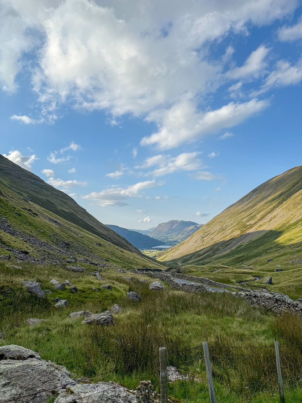 Kirkstone Pass lookout point, Lake District, United Kingdom