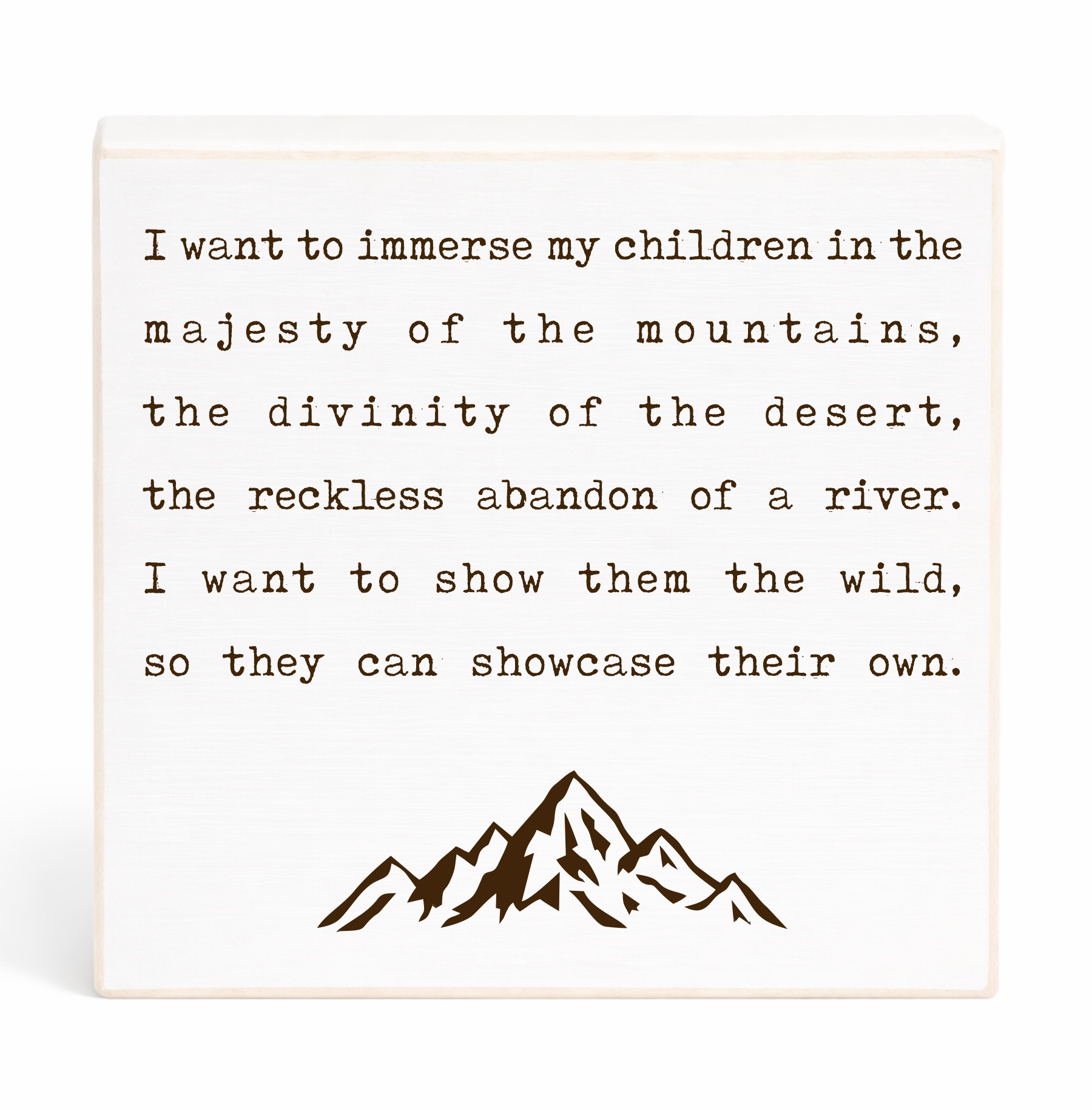 Wild Child // Mothering // Mom Gift // Wood Plaque